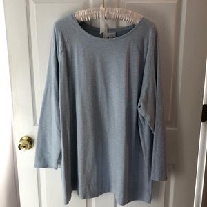 Blue long sleeve pure J.Jill sweater